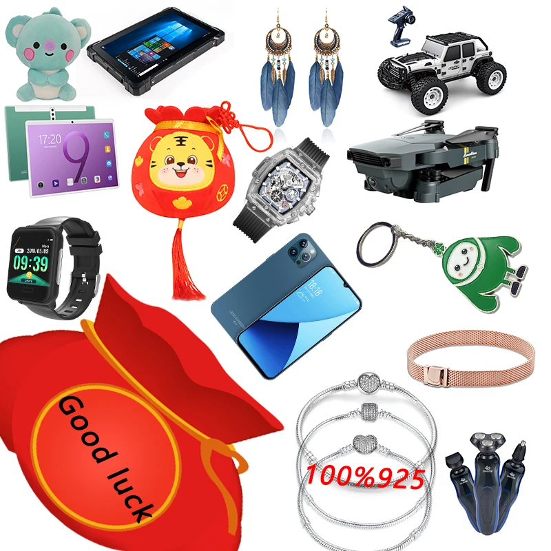 

New est Lucky Box-Mysterious Blind Box Electronic Best Gift Random Style For Interested Lucky Box 100% 925 Birthday Gift