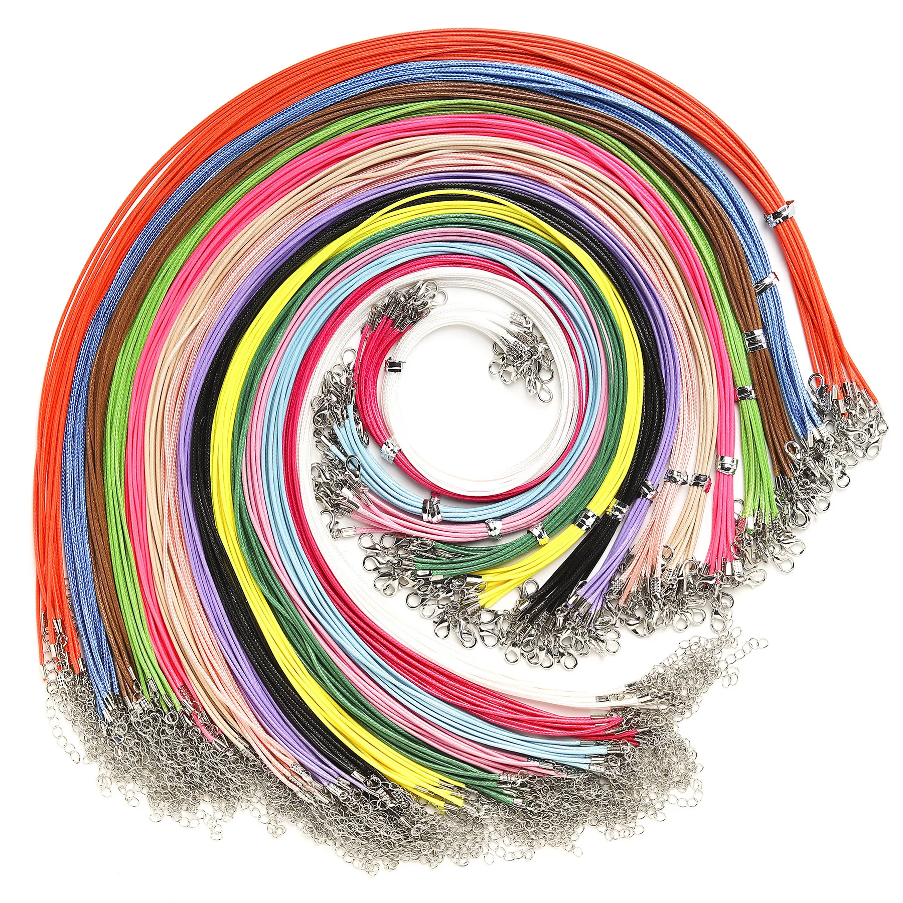 Пряжка карабин многофункциональная восковая веревка цепочка до ключиц леска из