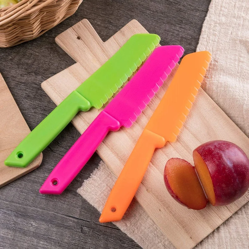

Kids Knife Set for Cooking and Cutting Fruits Veggies Perfect Starter Knife Set in the Kitchen Safe Lettuce Knife