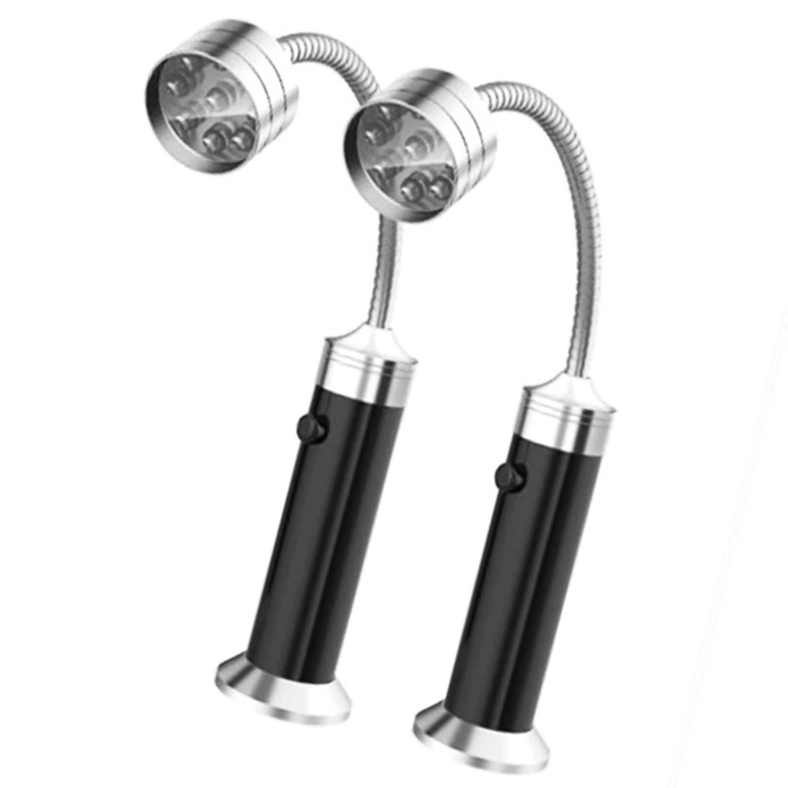 

2pcs Barbecue Grill Light LED Flashlight with Powerful Magnetic Base 360 Degree Flexible Gooseneck for Grill and Repair Work