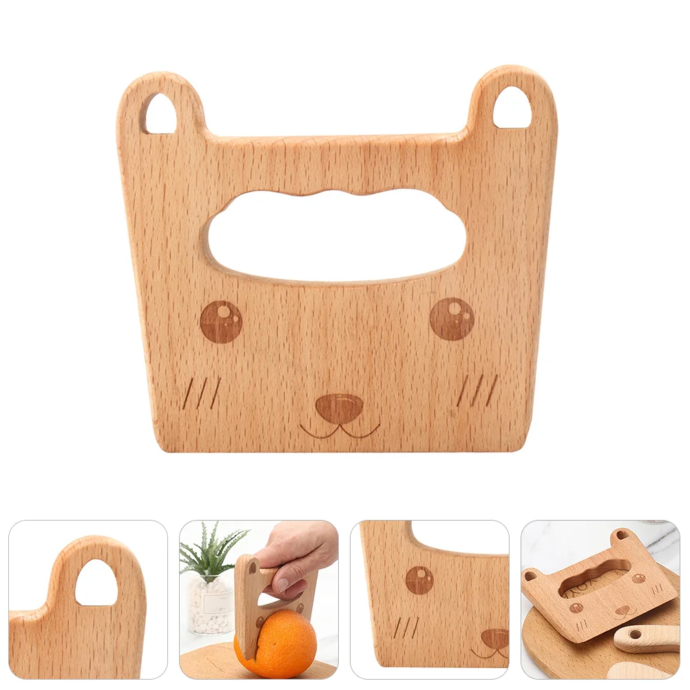 

1pc Useful Veggies Safe Cutter Beech Chopping Tool Unique Children Cutter
