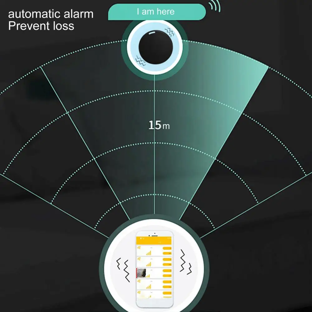 

Anti-lost Device Wireless Two-way Alarm Mini Bluetooth-compatible GPS Tracker Wallet Key Finder for Car