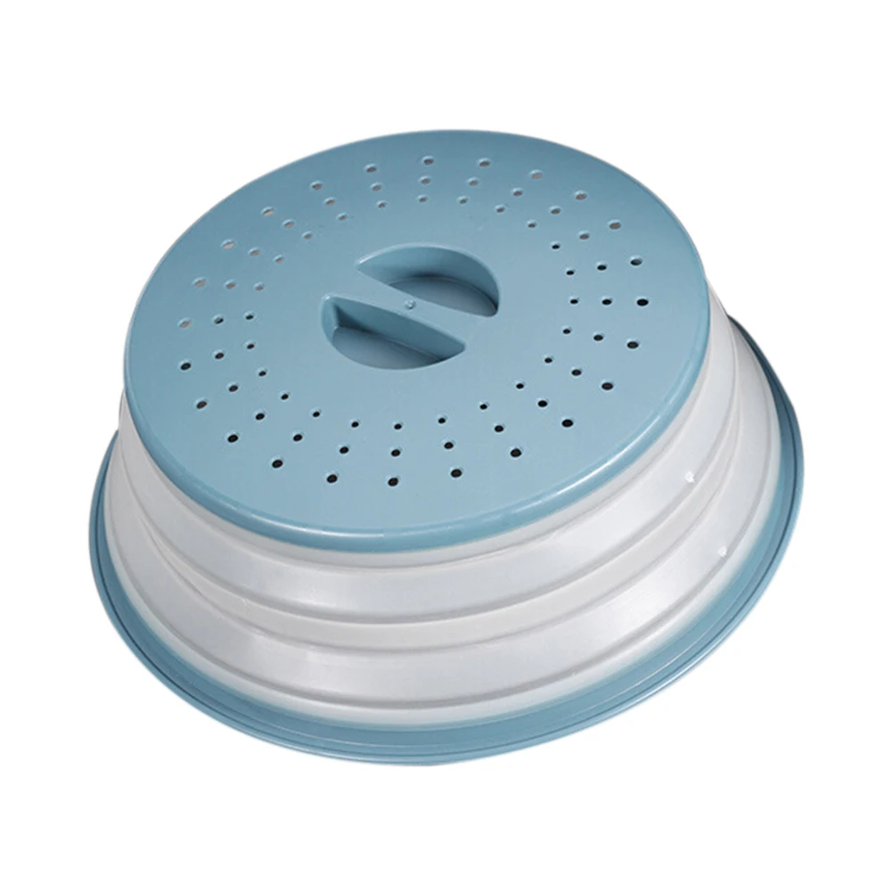 Складная Силиконовая крышка для чехол микроволновой печи 10 5 дюйма дуршлаг сито
