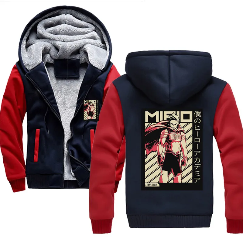 

Mirio Togata Lemillion My Hero Academia Anime Hoodies Coat Fashion Men Sweatshirt Jacket Harajuku Sportsman Wear Hoody