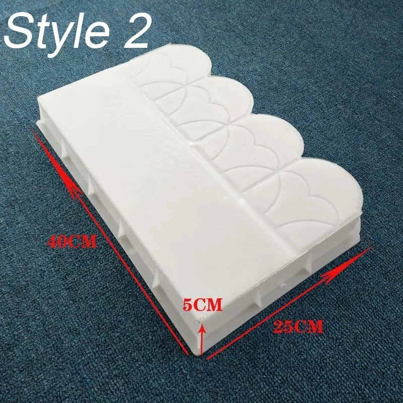 Пластиковый забор плесень бетон шаговый сад DIY подъездная дорожка тротуарная ABS