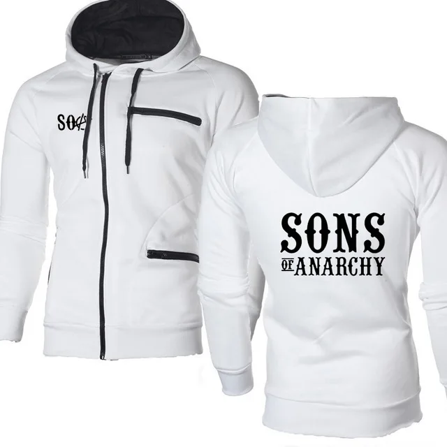 Мужские куртки SOA Sons of anarchy детская спортивная одежда на молнии модная