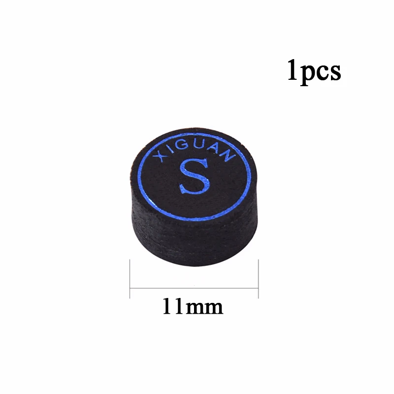 1pcs 11mm 1 шт. наконечники для бильярдного кия 11/12/14 мм Диаметр S/M/H твердость черный принадлежности для бильярда и снукера аксессуары - Цвет: 1pcs 11mm
