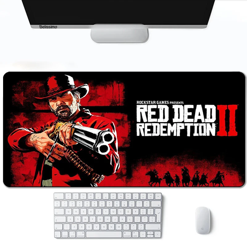 Фото Игровой коврик для мыши Red Dead выкуп 2 водонепроницаемый резиновый с застежкой