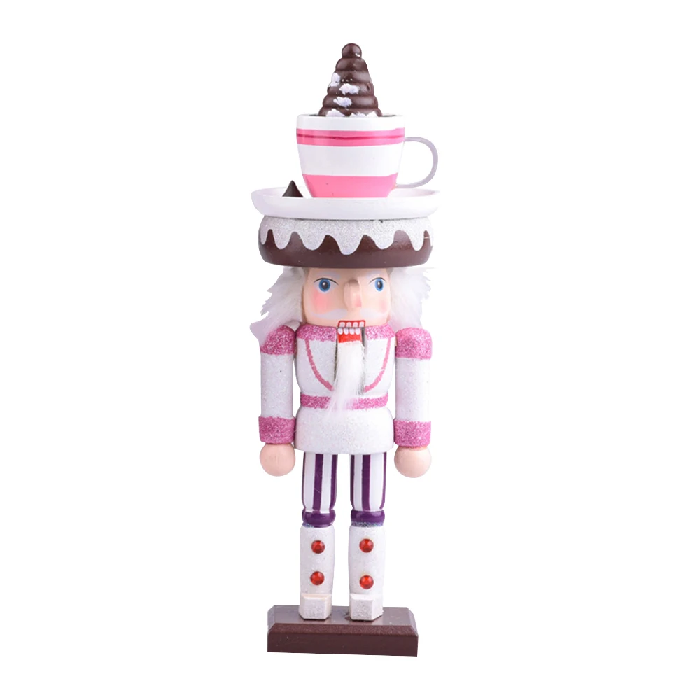 Рождественские украшения для дома 26 см мороженое милый деревянный Щелкунчик