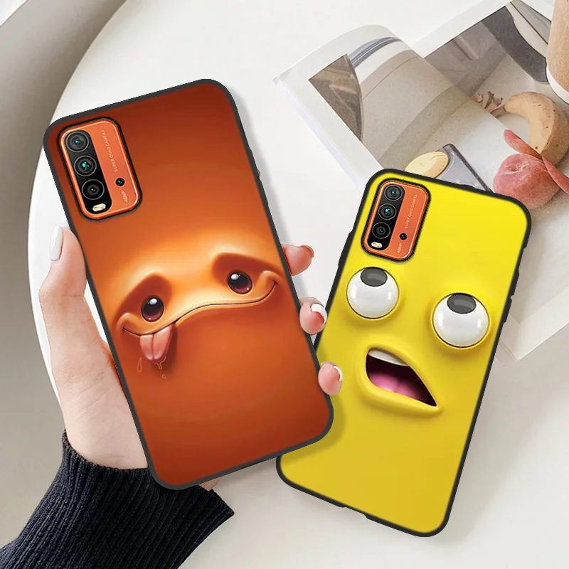 

Funda For Xiaomi Redmi Note 10S Case Protection Redmi Note 10 Pro Max 9T 8T 5 7 8 9 Pro 7 7S 6 9S Clownish expression Coque