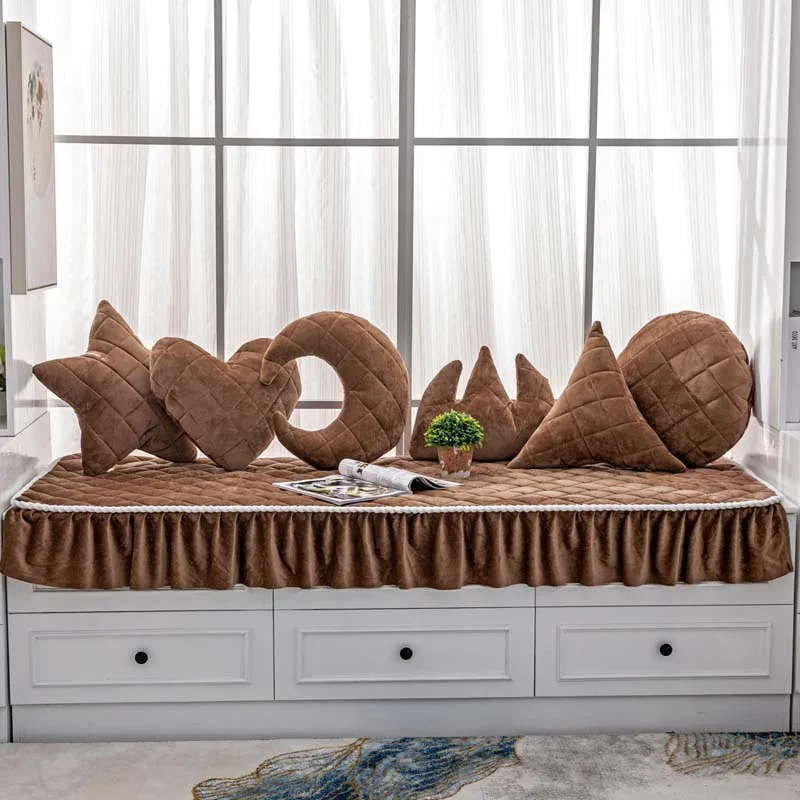 Подушка для заднего сиденья карамельных цветов роскошная Бархатная подушка