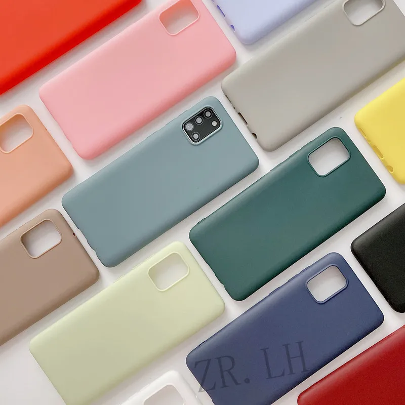 Силиконовый чехол ярких цветов для телефона samsung galaxy a41 a31 a30 a40 a50 galaxv a70 a51 a71 a20e m30s a7