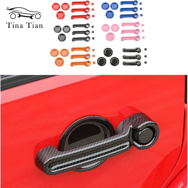 

Fit For Jeep 2007-2017 JK Wrangler 2/4 Doors Car Styling Exterior Door Handle Decoration Cover Car Accessories