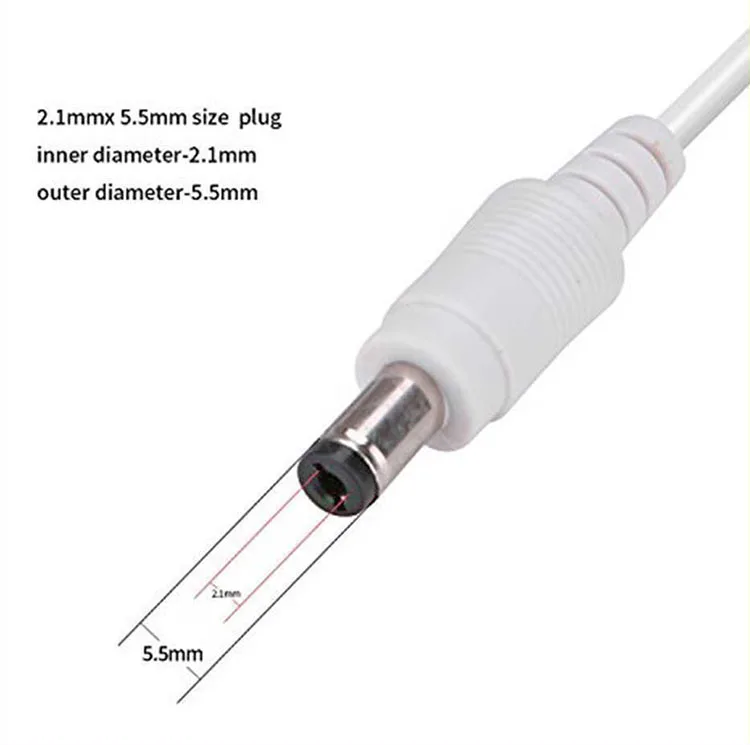 2 шт. 3 м 20AWG 12 вольт удлинитель питания 5 мм x 1 DC адаптера питания|Кабели и