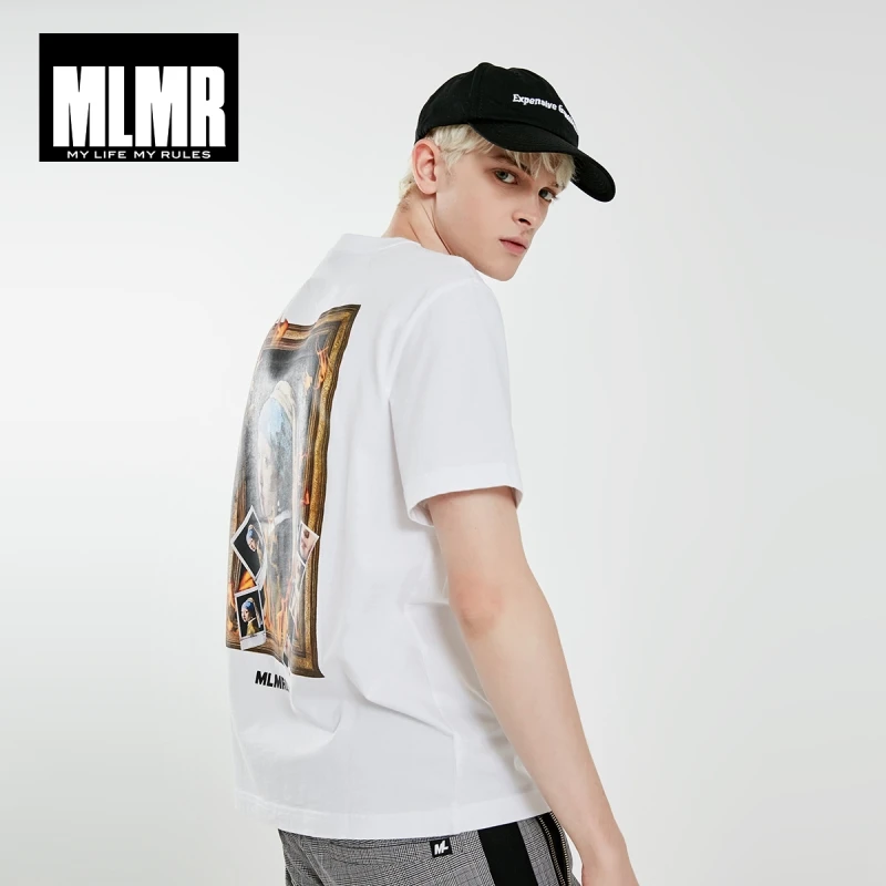 Мужская футболка с короткими рукавами JackJones MLMR в винтажном стиле буквенным