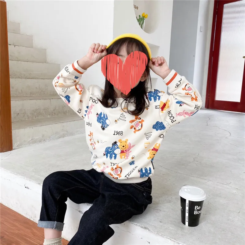 Свитер для мальчиков и девочек с героями мультфильмов Дисней Пуловер Детский