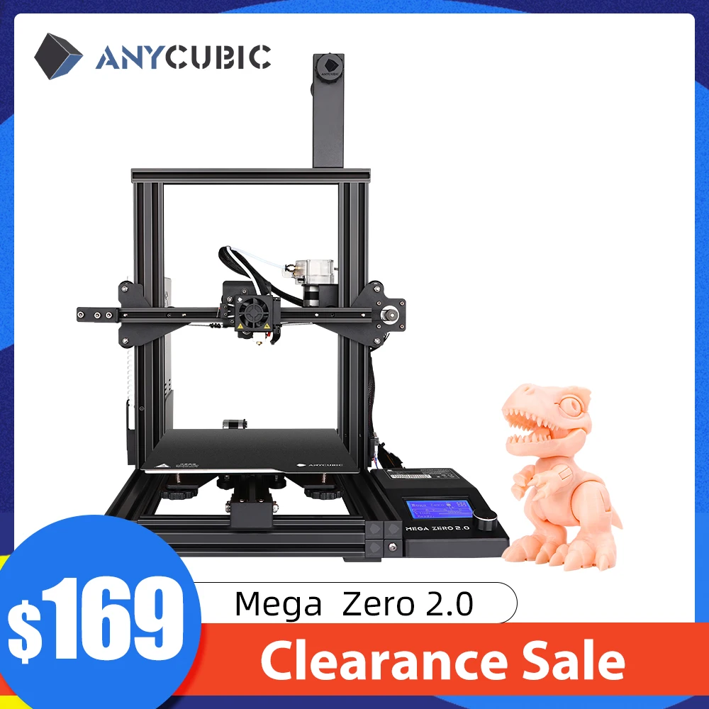 Набор для 3D-принтера ANYCUBIC Mega Zero 2020 обновленный Магнитный принтер легкое