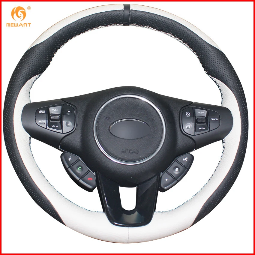 MEWANT черный белый из натуральной кожи маркер для Kia Carens 2012 2013 аксессуары интерьера