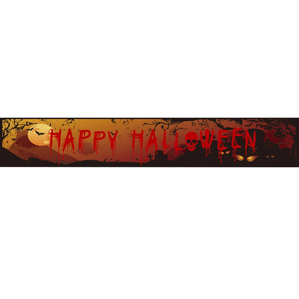 

300x50cm Home Decor Wall Hanging Festival Funny Accessories Props Halloween Banner Scary Bloody Party Outdoor Background Large