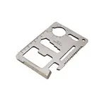 Карманный нож 11 в 1, карманный карточный нож для охоты, выживания, кемпинга, военный Многофункциональный карточный нож