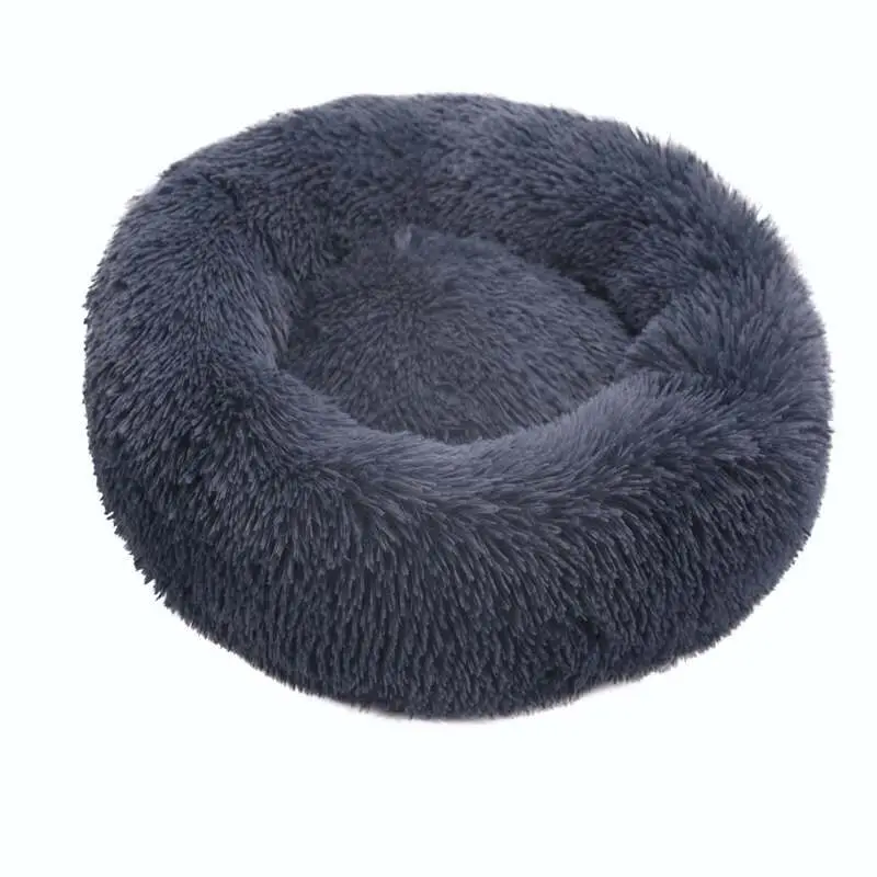 

Round Cat Beds House Soft Long Plush Best Pet Dog Bed For Dogs Basket Pet Products Cushion Cat Bed Cat Mat Animals Sleeping Sofa