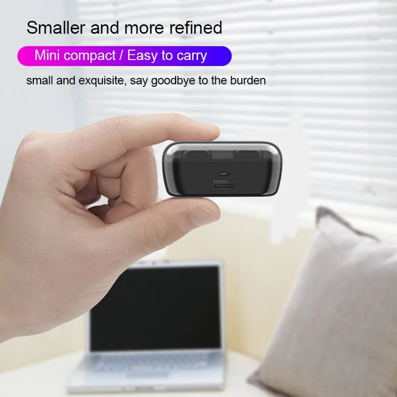 Bluetooth наушники G6S светодиодный быстрая Беспроводная зарядка регулятор громкости