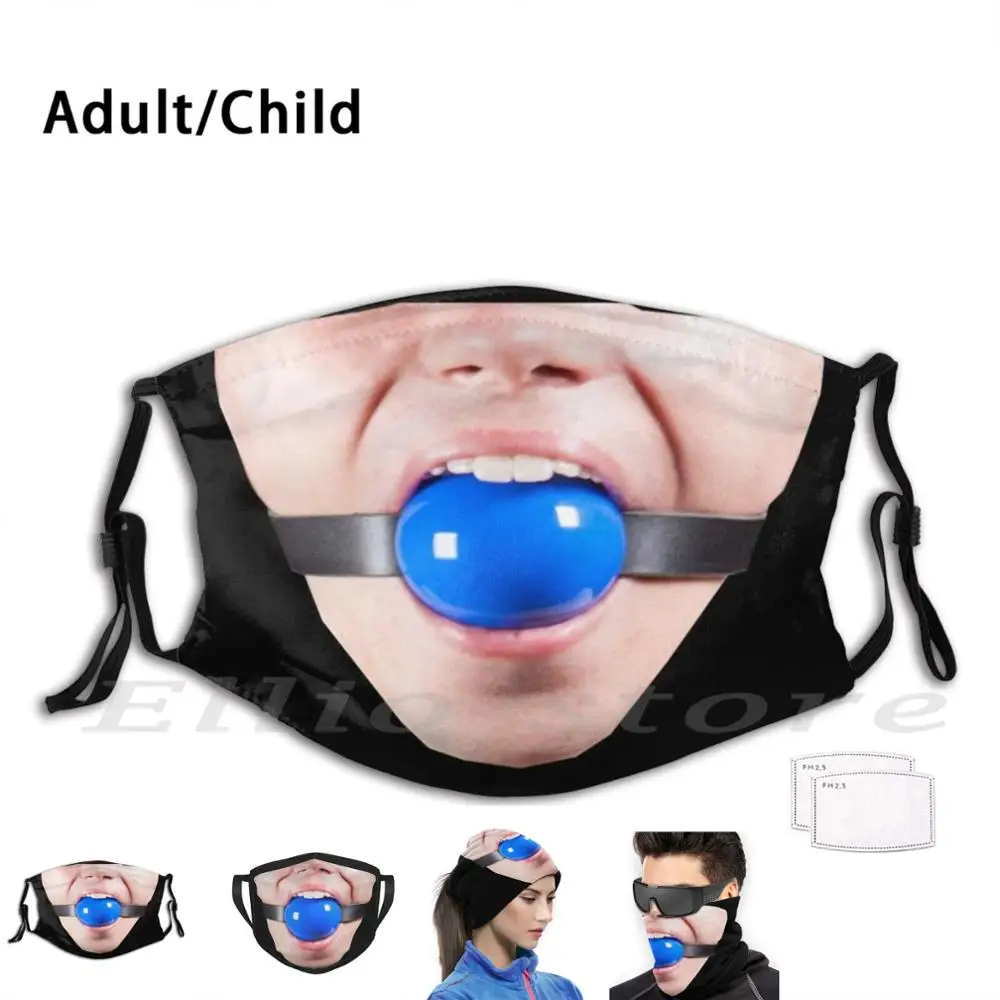 Шариковая маска для шарфа многоразового использования Pm2.5 фильтр мяч забавная