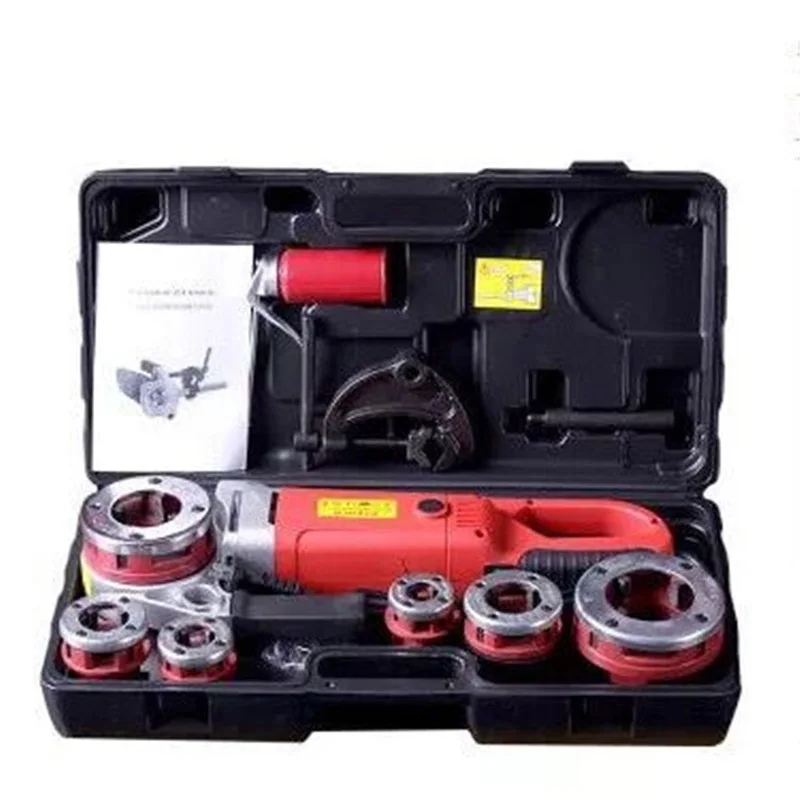 Anjieshun Электрический резьбонарезной станок для труб портативный 220 В