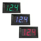 DC4.5V-30.0V 2-проводной светодиодный цифровой дисплей Вольтметр Электрический измеритель напряжения тестер напряжения для автомобильного аккумулятора автомобиля мотоцикла