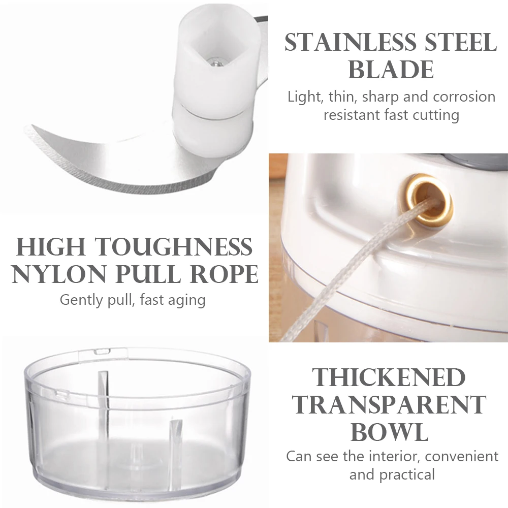 170 мл миниатюрная мощная ручная мясорубка ручной измельчитель пищи Миксер для