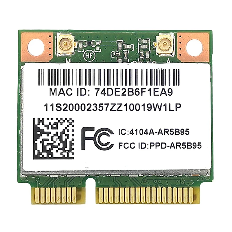 

for Lenovo Z370 Y460 G470 Z470 Z560 Black Apple AR5B95 2.4G 150Mbps MINI PCIE 802.11N Built-in Wireless Network Card