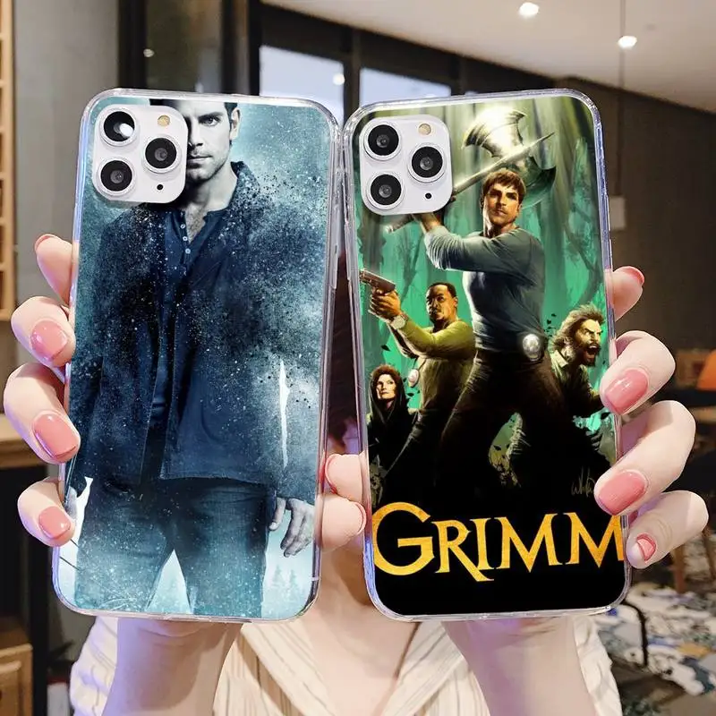 Чехол Grimm для телефона iphone 12 Mini SE 2020 5 5S 6 6S Plus 7 8 X XR XS 11 Pro Max прозрачный чехол Fundas