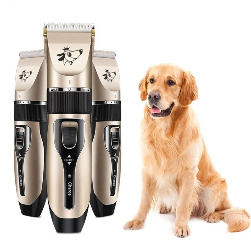 

USB Rechargeable Pet Hairdressers Tool Low Noise Cordless Dog Hair Trimmer Professional Grooming Fur Clipper for Dog, Cat, Other