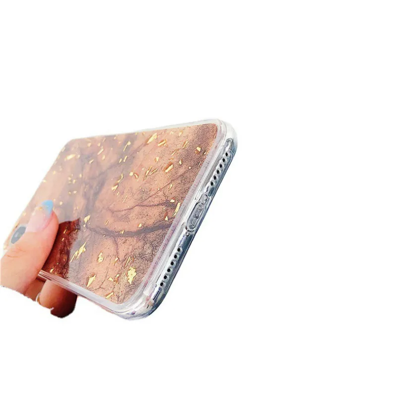 

Fashion Epoxy marble phone case is suitable for iPhone11 12Pro Max mini X XR XS XSMax 8 7 6PluS anti-drop protective back cover