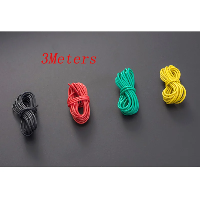 3 метра ROV 18AWG 20A силиконовая линия подводный провод питания двигателя робот