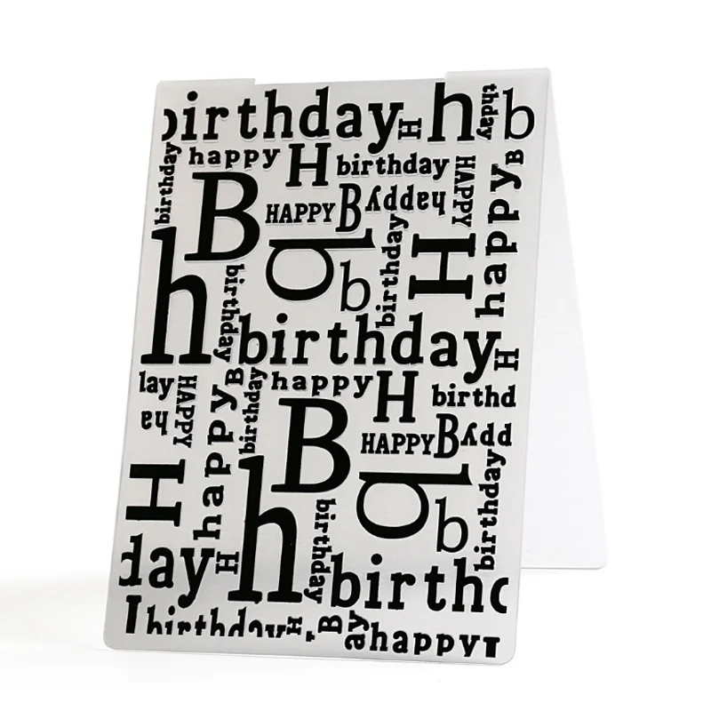 Пластиковые шаблоны для рукоделия скрапбукинга на день рождения фотоальбом