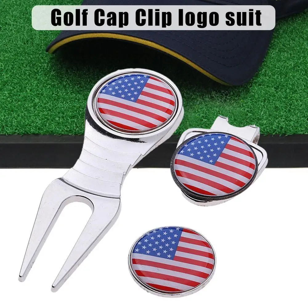 Подарочный набор инструментов для гольфа-включает в себя зажим шляпы и маркер