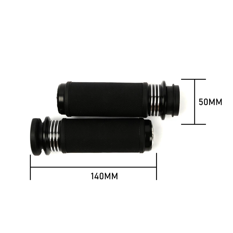 Мотоциклетные ручки 1 дюйм 25 мм из алюминия и резины для Harley Sportster XL 883 1200 Touring Dyna