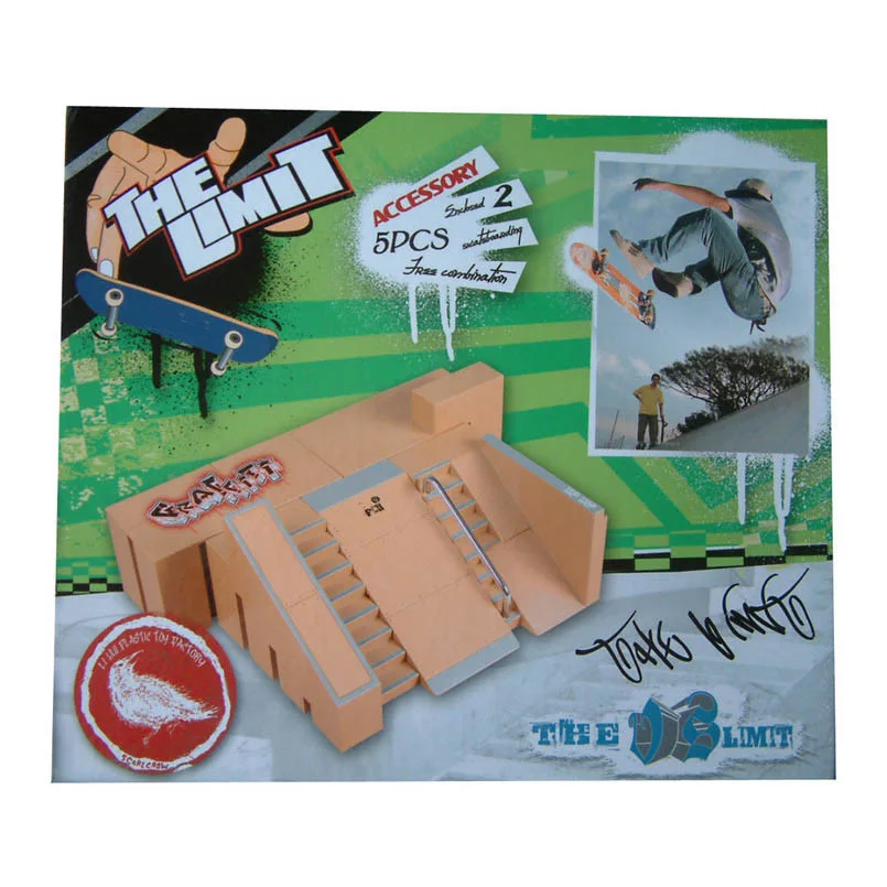 

Mini Alloy Finger Skating Board Venue Toys For Children Boys Park Skateboard Ramp Tracks For Kids Fingerboard Tranning Toy Gifts