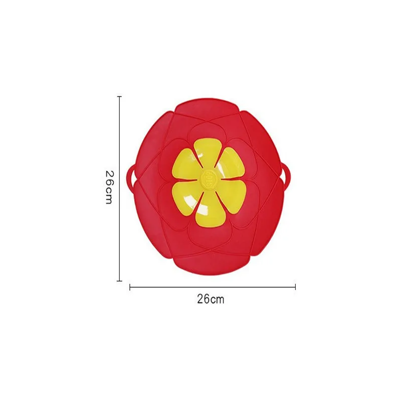 

kitchen accessories Silicone Flower Lid Spill Stopper Cover For Pot Pan Kitchen Accessories Cooking Tools Home Kitchen Cookware
