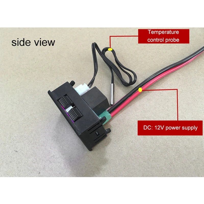 

Mini Thermostat Digital Temperature Humidity Controller with LCD Display DC 12V Thermal Regulator Thermocouple