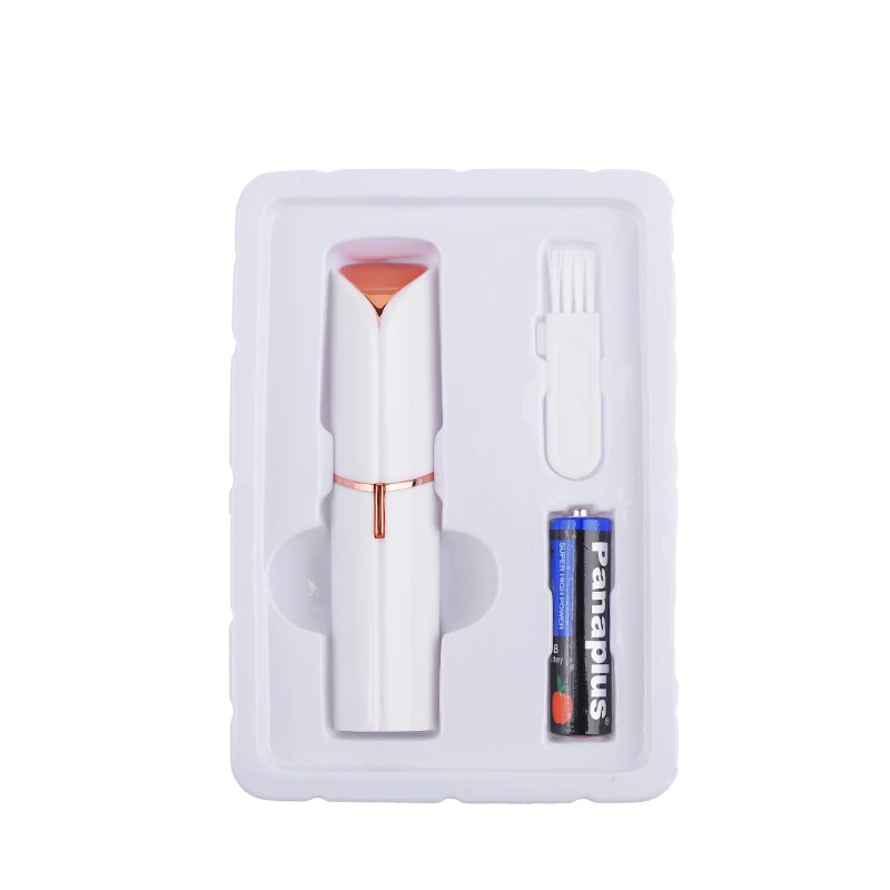 

Mini Electric Epilator Lipstick Shape Body, Face, Neck, Leg Hair Removal Tool Epilator, carry around, fast clipper