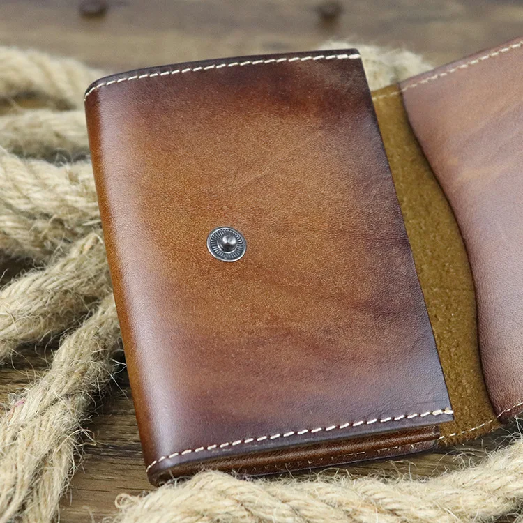 Складной кошелек для кредитных карт в стиле ретро женский бумажник из