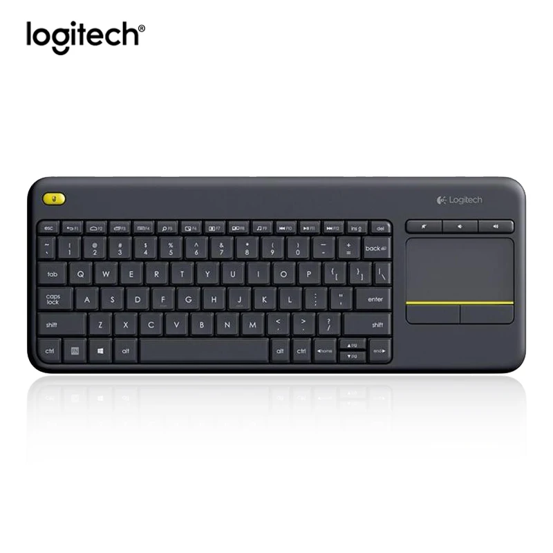 Беспроводная сенсорная клавиатура Logitech K400 Plus с сенсорной панелью для ПК