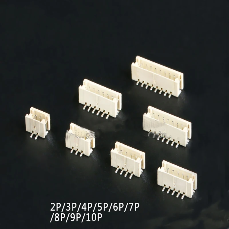 20pc Vertical ZH1.0MM Connector SMD Connector Terminal Socket Mini Micro JST 1.0mm ZH 2/3/4/5/6/7/8/9/10P Connector Plug