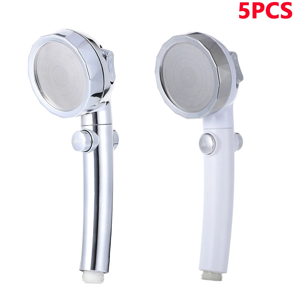 

5pieces/2pieces Shower Sprayer High Pressure Shower Head Adjustable ABS Bath Sprayer Bathroom Accessory
