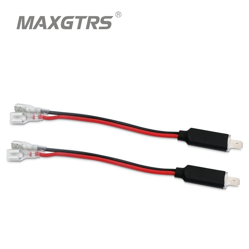 2 шт. H1 светодиодная сменная лампа одиночный диод конвертер проводка