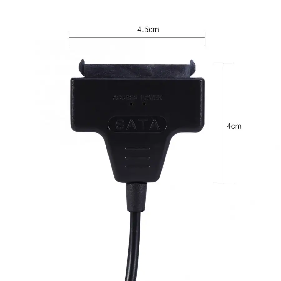 Walfront USB 2 0 для SATA 7 + 15pin 22Pin портативный Кабель-адаптер 5-дюймового HDD SSD внутренний
