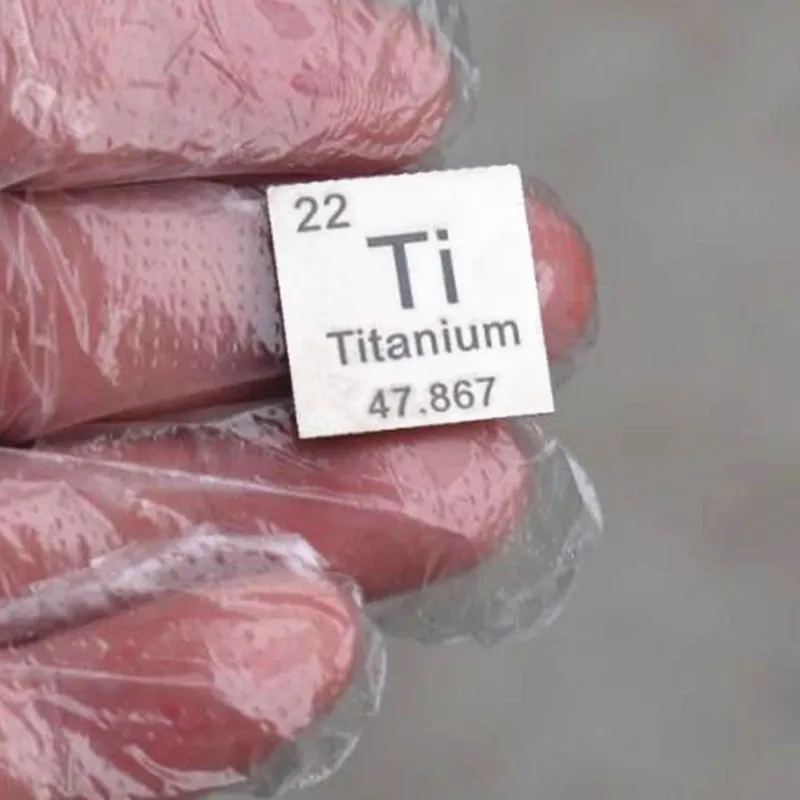 Титан элемент лист Ti чистого металла плотность период коллекция научный