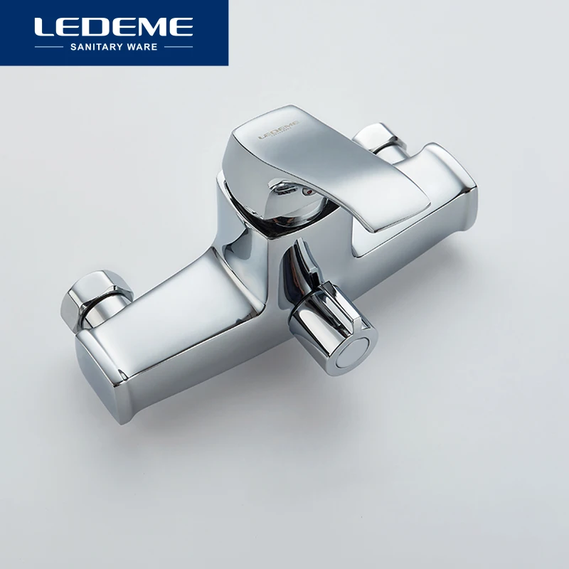 LEDEME Смеситель для ванны с длинным изливом 300 мм. латунь Цвет: хром L2242|head head|shower heads